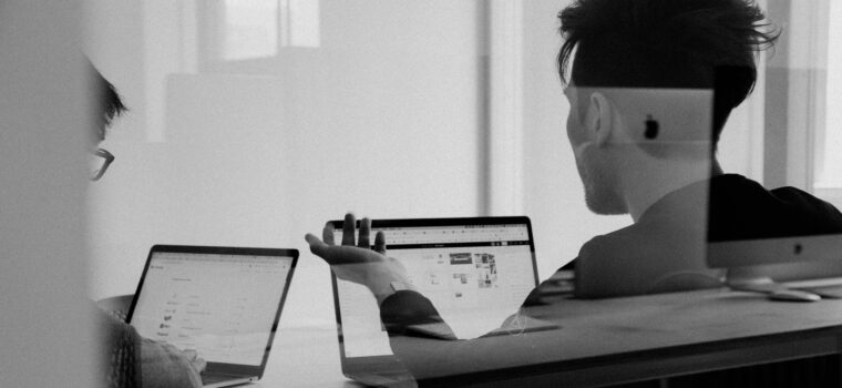 man using MacBook