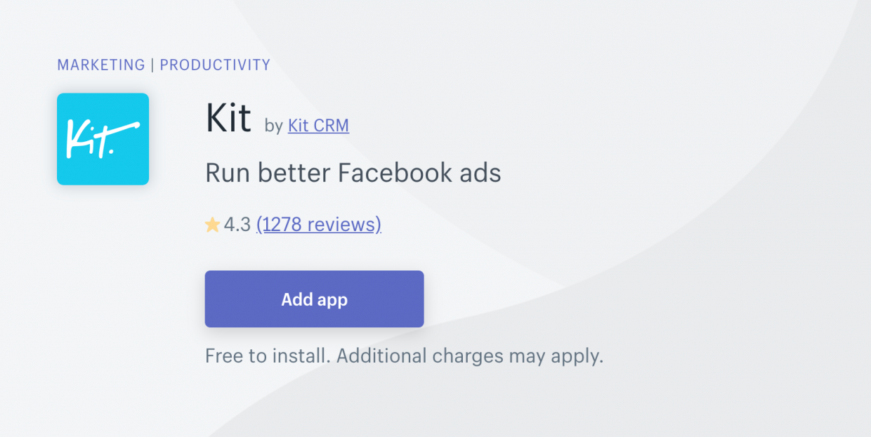kit shopify app